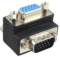 InLine VGA Adapter 90° 15 Pin male / female