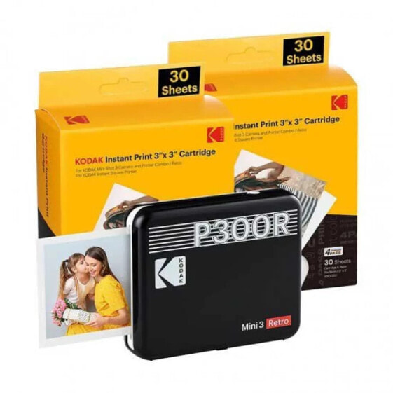 KODAK Mini Shot 3 Era 3X3 + 60 Sheets Instant Camera refurbished