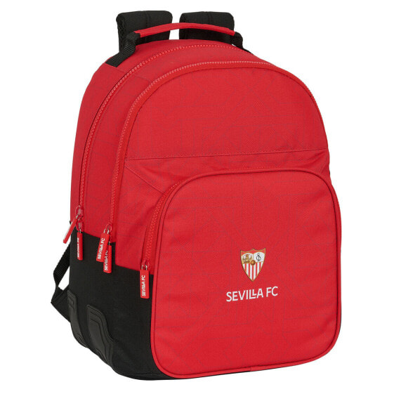 Детский рюкзак Sevilla Fútbol Club Черный Красный 32 x 42 x 15 см