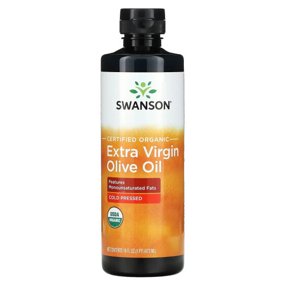 Certified Organic Extra Virgin Olive Oil, 16 fl oz (473 ml)