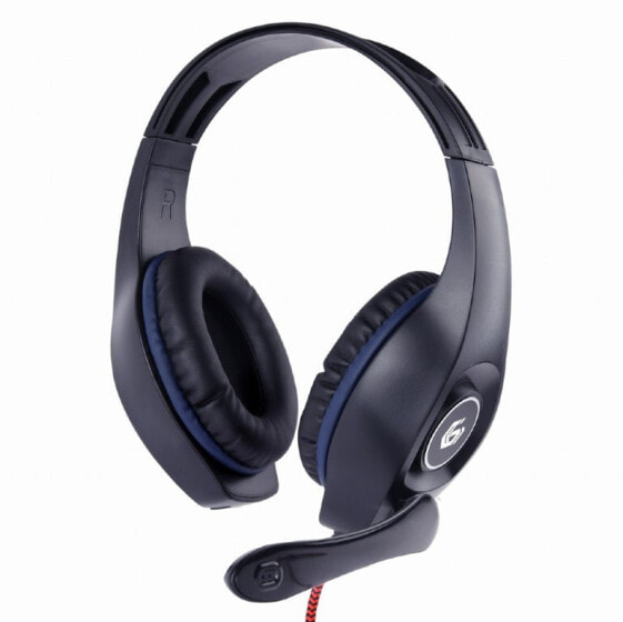 Gembird GHS-05-B - Wired - Gaming - 20 - 20000 Hz - 250 g - Headset - Black - Blue