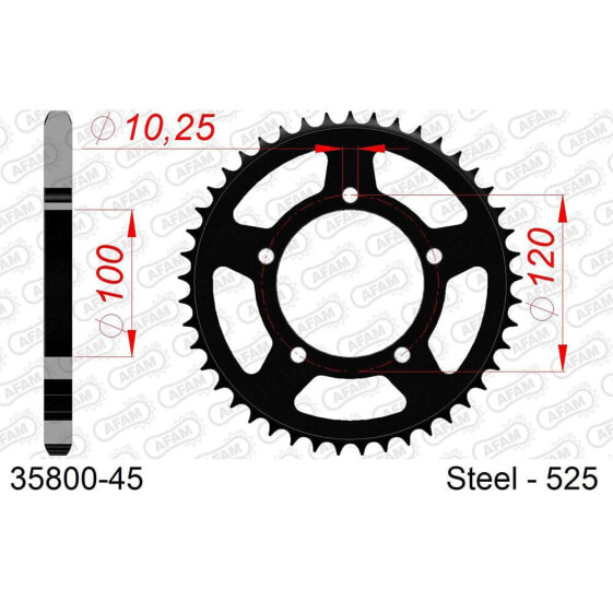 AFAM 35800 Rear Sprocket