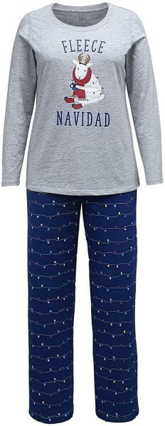 Family Pajamas 270648 Matching Fleece Navidad Set Holiday Lights S
