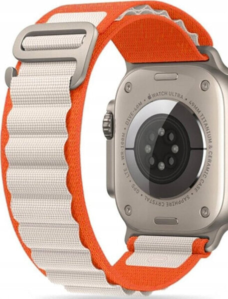 Tech-Protect TECH-PROTECT NYLON PRO APPLE WATCH 4 / 5 / 6 / 7 / 8 / SE / ULTRA (42 / 44 / 45 / 49 MM) ORANGE / MOUSY