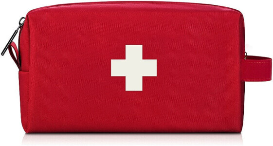 Rote Stofftasche zur Aufbewahrung von Erste-Hilfe-Artikeln 24x14x8 cm First Aid Kit