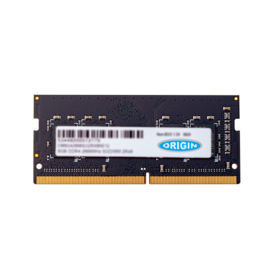 Origin Storage 8GB DDR4 2666MHz SODIMM 2Rx8 Non-ECC 1.2V - 8 GB - 1 x 8 GB - DDR4 - 2666 MHz - 260-pin SO-DIMM