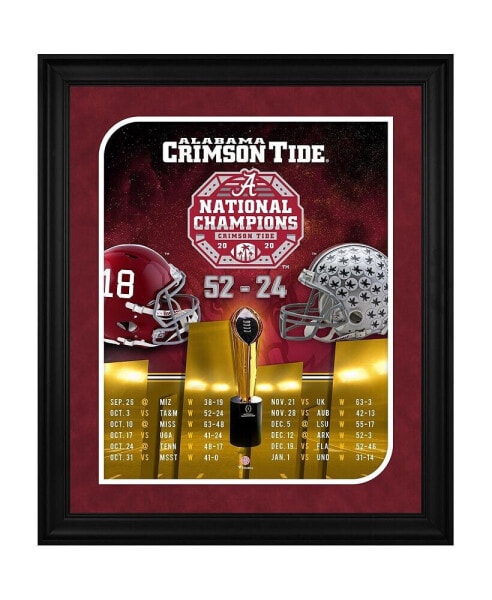 Alabama Crimson Tide Framed 20" x 24" College Football Playoff 2020 National Champions Collage