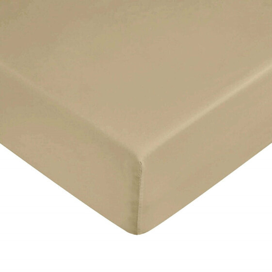 Fitted bottom sheet Decolores Liso Taupe 105 x 200 cm Smooth