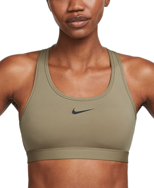 Women's Swoosh Padded Medium-Impact Sports Bra