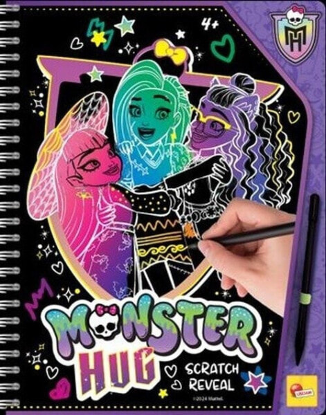 Lisciani Zdrapywanka Sketchbook Scratch reveal Monster High