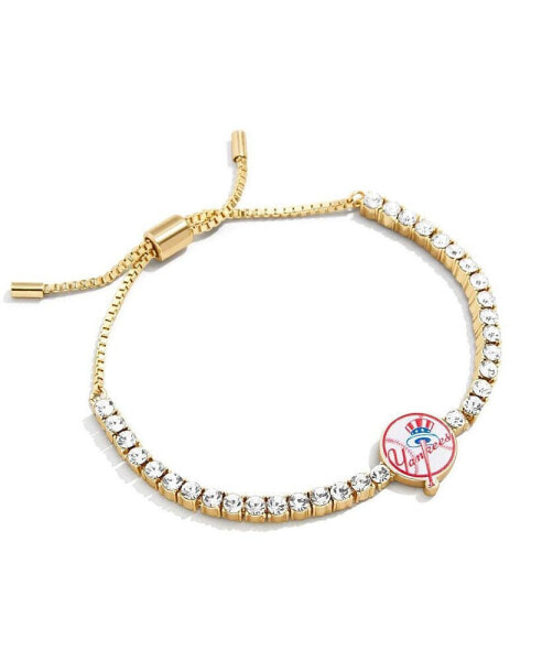 Women's New York Yankees Pull-Tie Tennis Bracelet