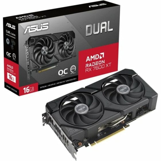 Графическая карта Asus Dual Radeon RX 7600 XT OC Edition 16 GB GDDR6