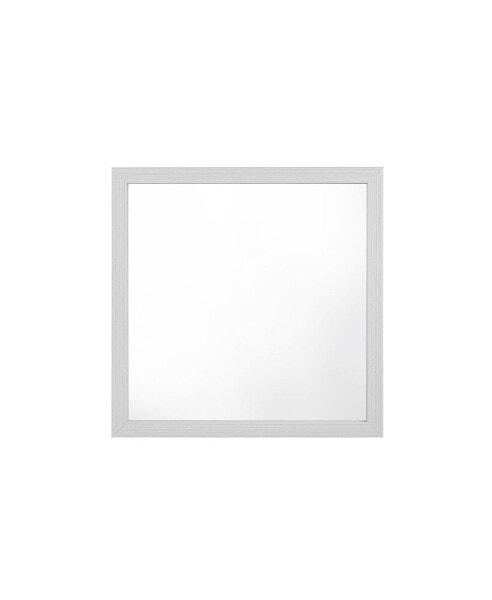 Zeena Mirror, White Finish