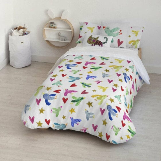 Пододеяльник Decolores Ocells Разноцветный 260 x 240 cm