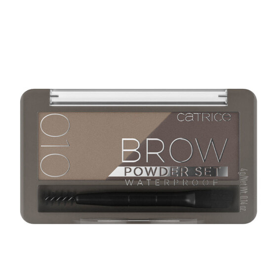 Пудра для бровей водонепроницаемая CATRICE BROW powder set #010-коричневая 4 г.