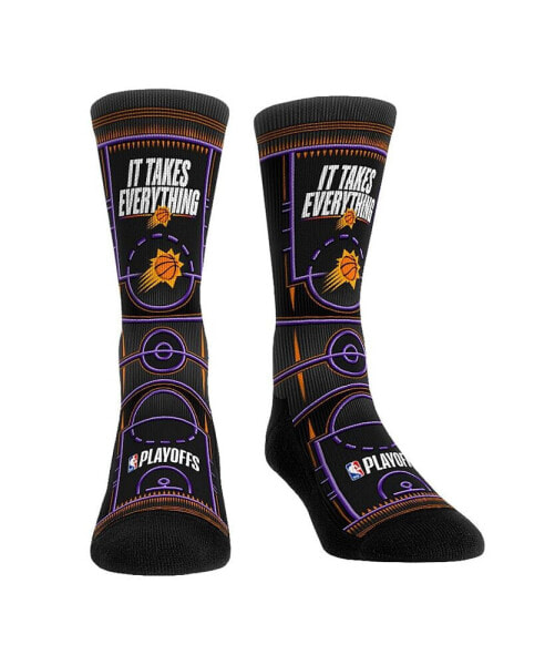 Rock Em Men's and Women's Socks Phoenix Suns 2024 NBA Playoffs Slogan Crew Socks