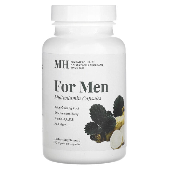 Michael's Naturopathic, Для мужчин, мультивитаминные капсулы, 90 вегетарианских капсул