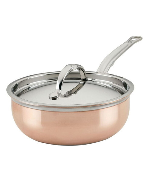 CopperBond Copper Induction 2-Quart Covered Saucier