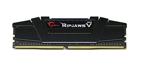 G.Skill Ripjaws V 64GB DDR4-3200Mhz - 64 GB - 4 x 16 GB - DDR4 - 3200 MHz - 288-pin DIMM - Black - Оперативная память 64 ГБ DDR4-3200МГц