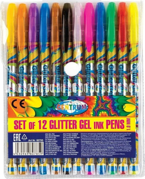 Ручки гелевые Panta Plast Brokat 12 шт 80785
