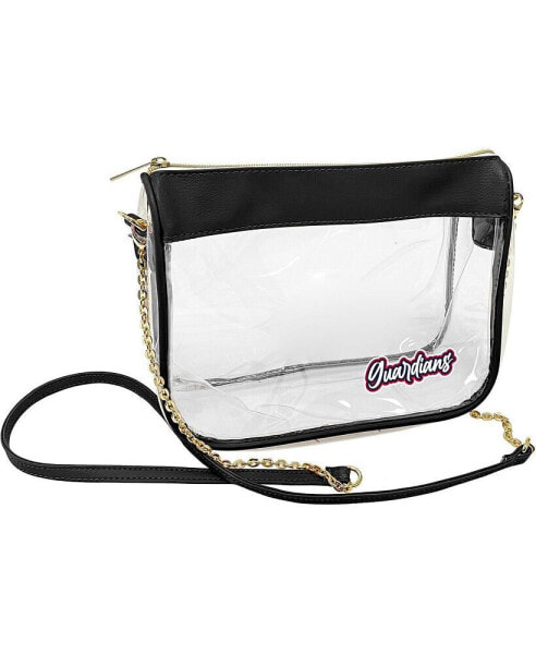 Women's Cleveland Guardians Hype Stadium Crossbody Clear Bag