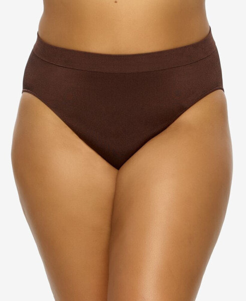 Plus Size Body Smooth Seamless High Leg Brief Panty