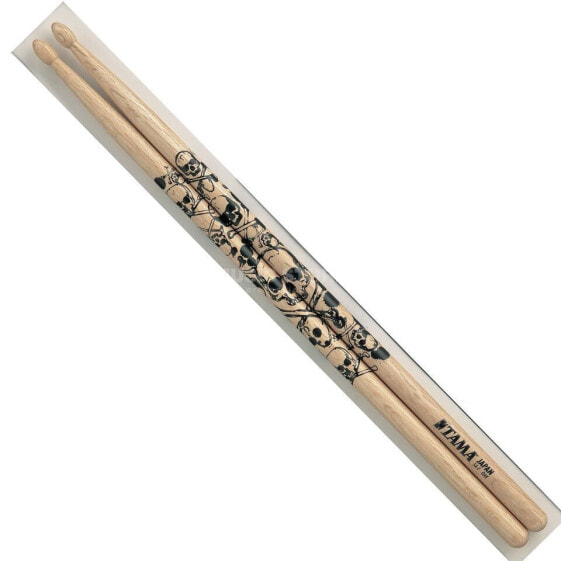 Tama 7A Sticks O7A-S "Skull", natural, black print