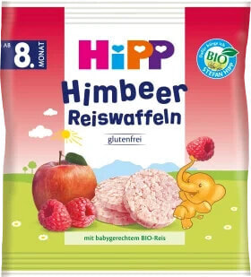 Babysnack Reiswaffeln Himbeere, 30 g