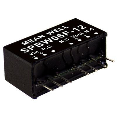 Meanwell MEAN WELL SPBW06G-15 - 18 - 75 V - 6 W - 15 V - 0.4 A - RoHS - 2576 pc(s)