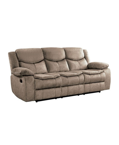 White Label Veloce 88" Double Glider Reclining Sofa