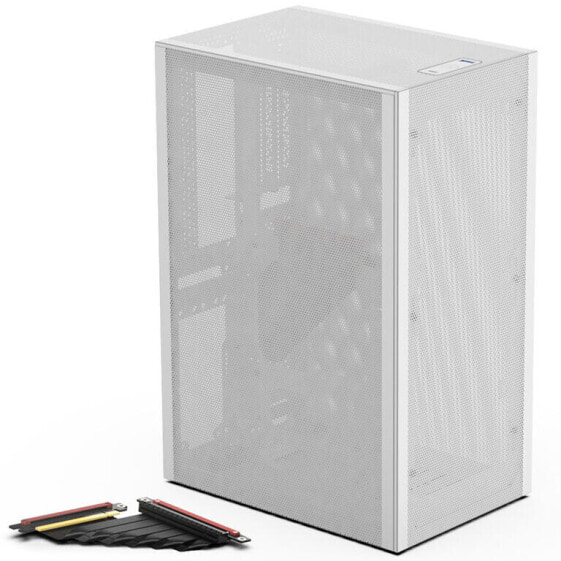 Ssupd Meshlicious Full Mesh PCIE 4.0 Edition Mini-ITX Gehäuse - weiß