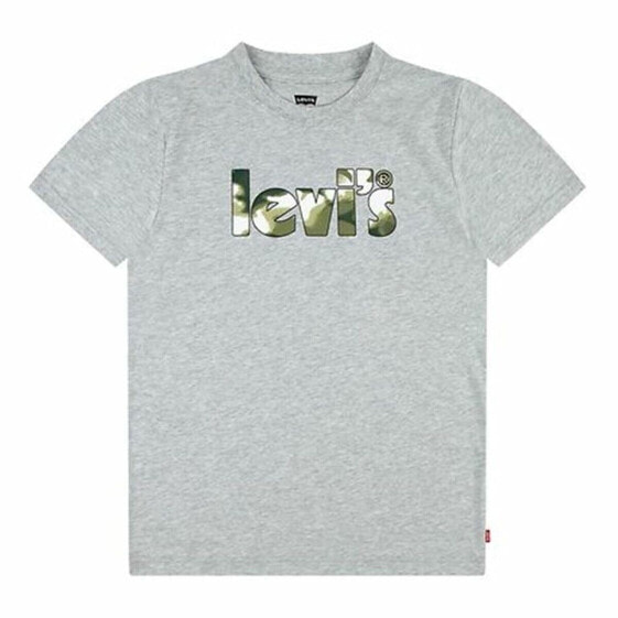 Футболка Levi's Camo Poster Logo Gray 60731 Серый