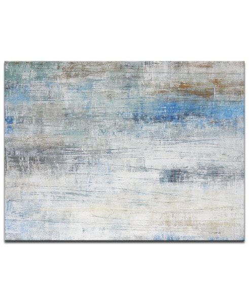 'Sandy Beach' Abstract Canvas Wall Art, 20x30"