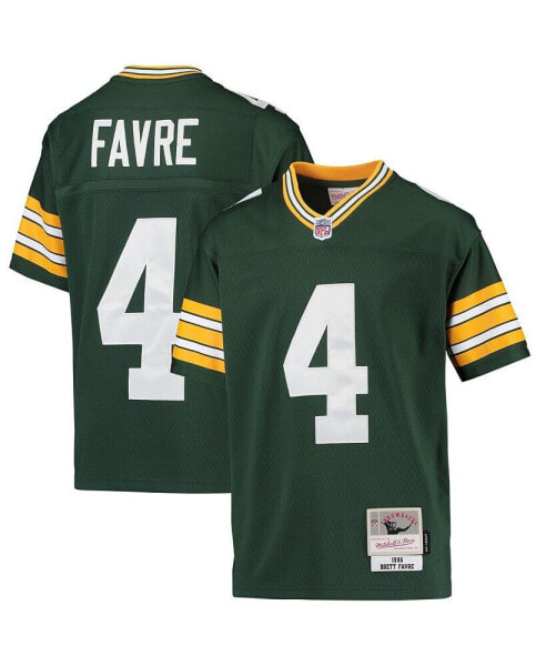 Big Boys Brett Favre Green Green Bay Packers 1996 Retired Player Legacy Jersey