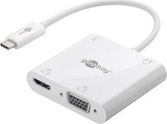 Stacja/replikator Goobay USB-C (52418 White)