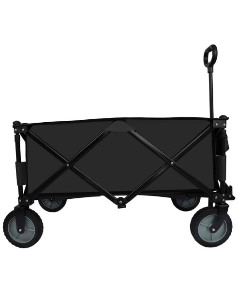 Utility Collapsible Folding Wagon Cart Heavy Duty Foldable, Beach Wagon