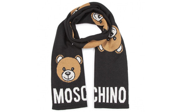 Шарф MOSCHINO из флиса, , 30571-M2164-016