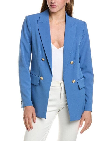 Elie Tahari Blazer Women's Blue 4