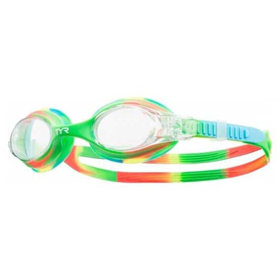 Очки для плавания TYR Swimple Tie Dye Kids' Удобные ультракомфортные очки для детей 3-10 лет
