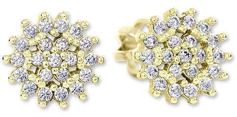 Stunning gold earrings 239 001 01067