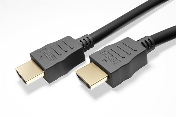 Кабель HDMI Goobay 61640 2 м черный - тип А (стандарт) - 48 Гбит/с - канал возврата аудиосигнала (ARC)