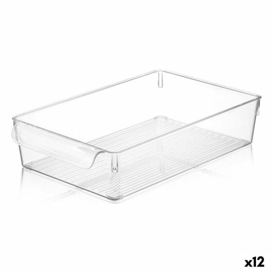 Хозяйственная коробка универсальная Quttin Прозрачный 20 x 32,5 x 7 см (12 штук)