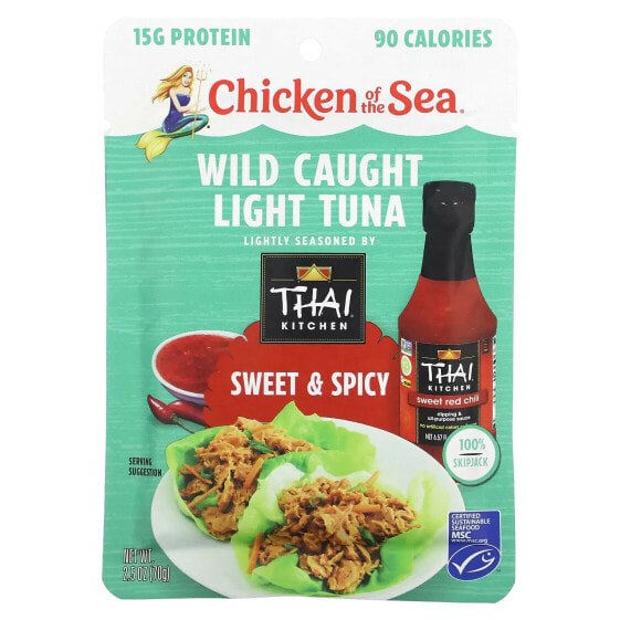 Wild Caught Light Tuna, Sweet & Spicy, 2.5 oz (70 g)