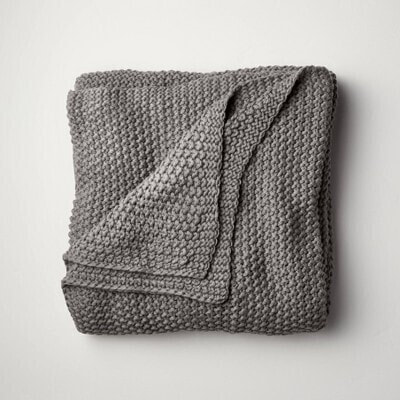 Chunky Knit Bed Blanket - Casaluna