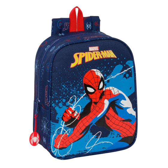 Детский рюкзак Spider-Man Neon Темно-синий 22 x 27 x 10 см