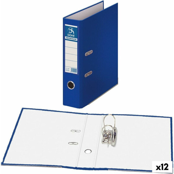 Рычажный картотечный шкаф DOHE Синий 28,5 x 32 x 7 см (12 штук)