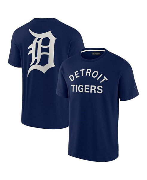 Men's and Women's Navy Detroit Tigers Super Soft Short Sleeve T-shirt