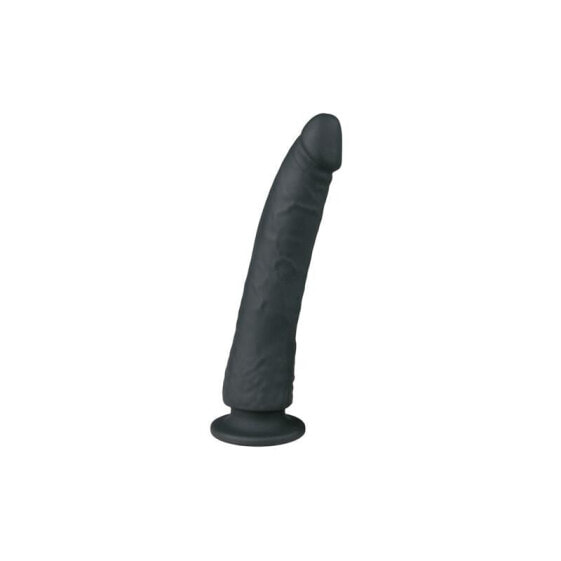 Фаллоимитатор EasyToys Silicone Dildo Black - 21 см