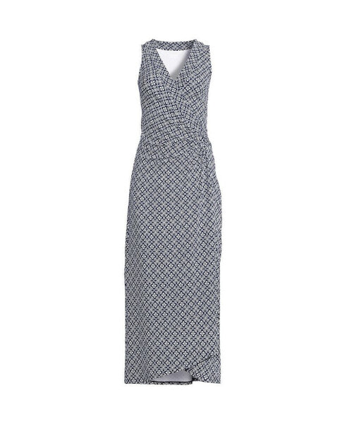 Women's Sleeveless Tulip Hem Maxi Dress