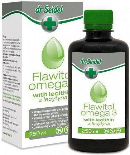 Витаминная добавка Dr Seidel FLAWITOL OMEGA 3 с лецитином 250 мл